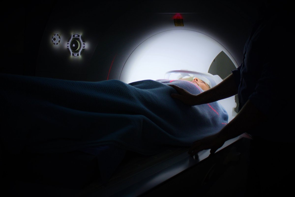 Patient In an MRI Scanner