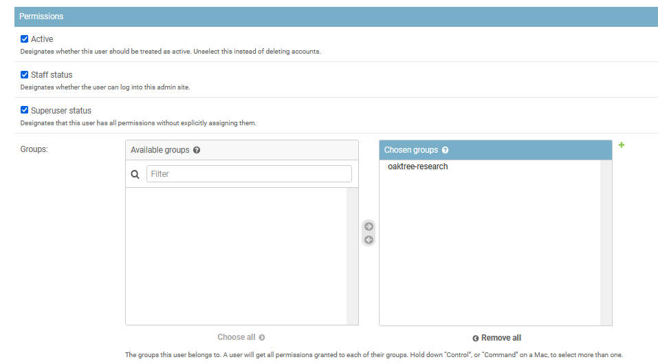 Sonador Auth: Assigning User to Groups