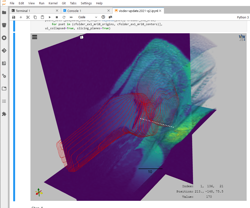 Sonador AI (Workflow Step 2): Extracting image masks from contours obtained from a 3D model