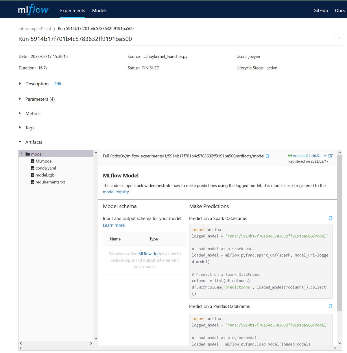 MLflow: MLflow lets you track parameters, metrics (potentially providing information about the model's convergence), and output files or data (artifacts)