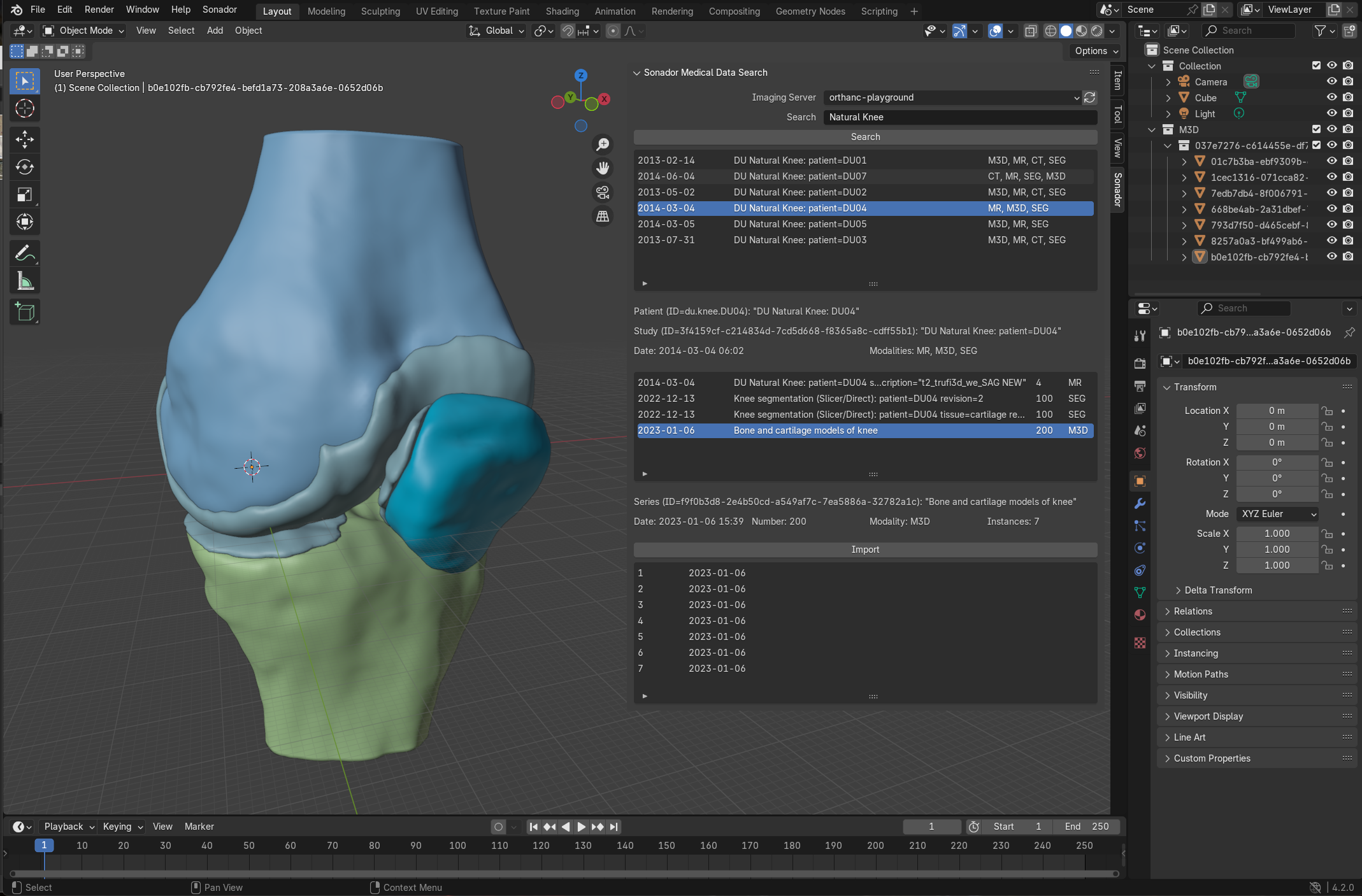 Sonador IO Extension for Blender